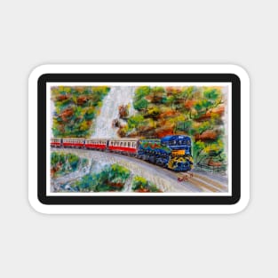 Kuranda Scenic Rail - Cairns - Watercolour Magnet