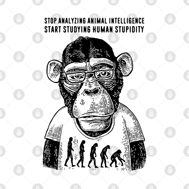 Talking Chimpanzee: On Human Stupidity by Puff Sumo