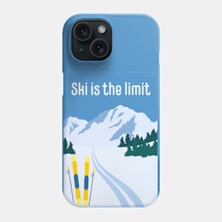 Ski is the limit Phone Case