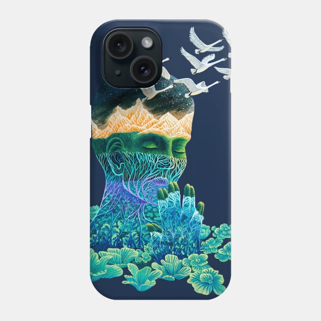 Meditation Phone Case by ruta13art