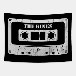 The Kinks - Vintage Cassette White Tapestry