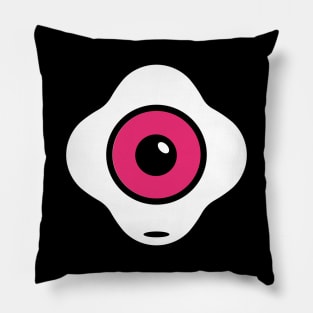 Pink egg-shaped alien Pillow