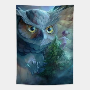 Encounter with the Owl Tapestry