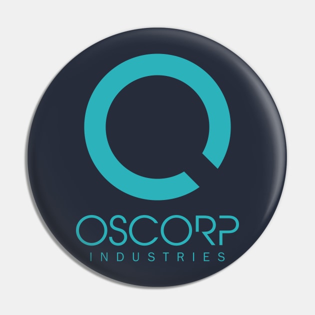 Oscorp Industries Teal Pin by Hataka