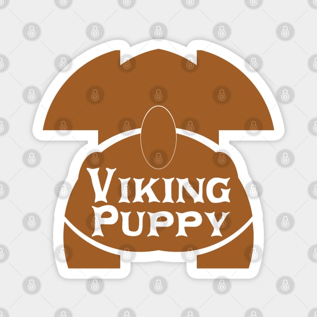 Viking Puppy Magnet by Sunil Belidon