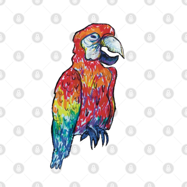 Colourful macaw by Shadoodles