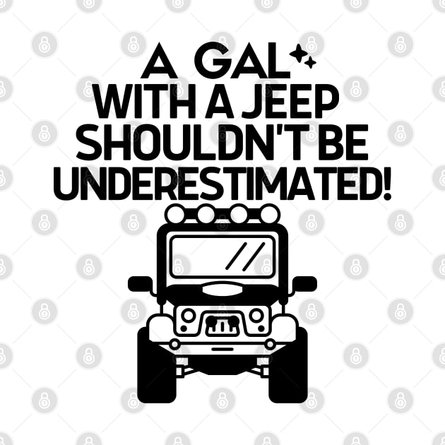 Never underestimate a gal with a jeep by mksjr