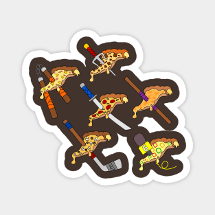 Pizza Party Ninja Slice Magnet