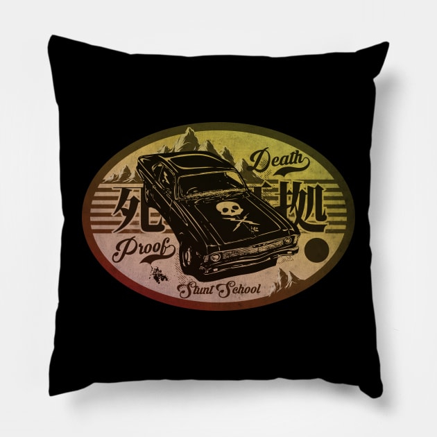 Death Speed School Label Pillow by CTShirts