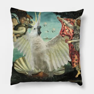 Birth of a Cockatoo Pillow