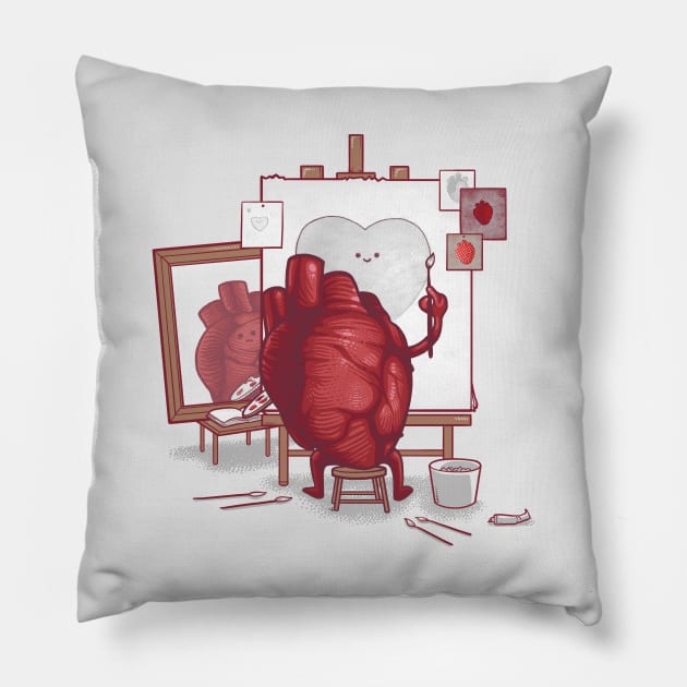 Self Portrait Pillow by Naolito