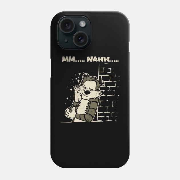 Drawing retro Vintage 80s and 90s cute tiger Phone Case by aiWallpaperCollection