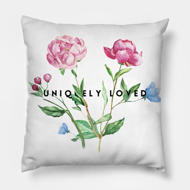 Uniquely Bloomed- Light Pillow by FunWithLauren