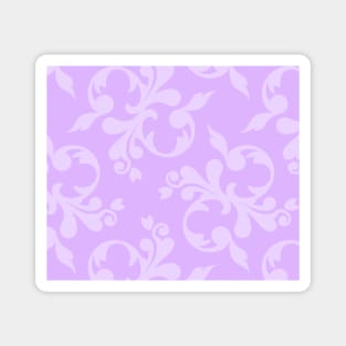 Light Purple Scrollwork Magnet