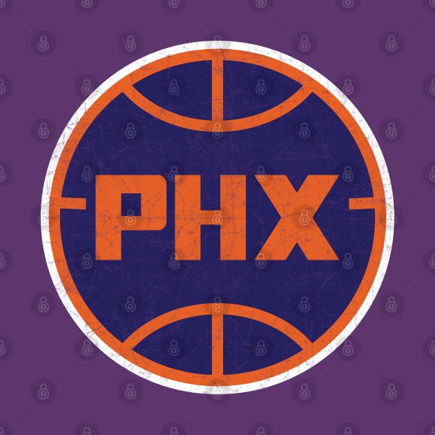 Phoenix Vintage Basketball by WalkDesigns