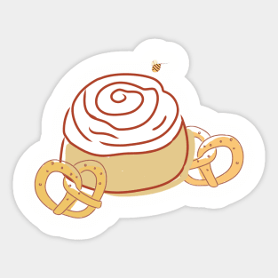 Rick Roll Cinnamon Roll Sticker – FishbiscuitDesigns