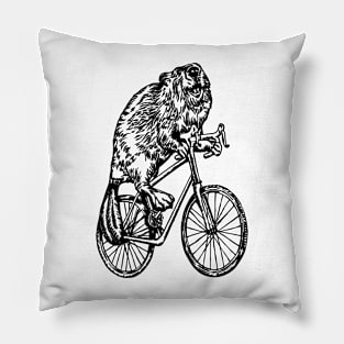 SEEMBO Beaver Cycling Bicycle Bicycling Biking Riding Bike Pillow