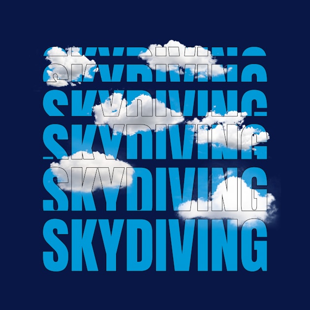 Skydiving in the clouds by stu-dio-art