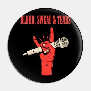 BLOOD, SWEAT & TEARS BAND Pin