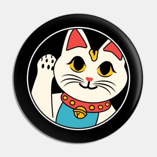 Japanese Lucky Cat - Maneki neko - Good Forture - Birthday Gift For mothers day Pin