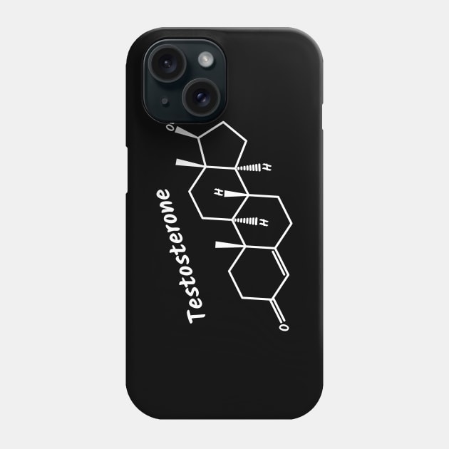 Testosterone Hormone Phone Case by Polyart