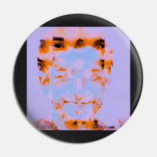 SERAPHIM Surreal Eyes Glitch Art Pin