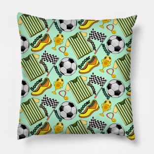 Soccer Pattern Pillow