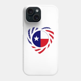 Texan American Murican Patriot Flag Series (Heart) Phone Case