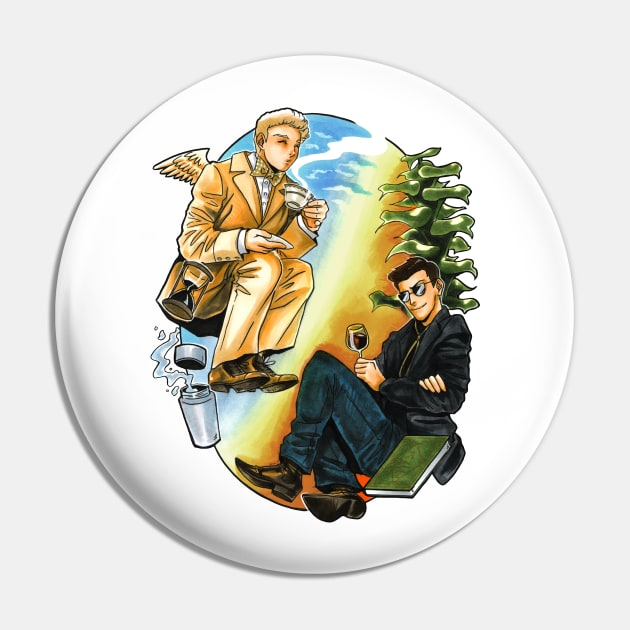 Good omens Pin by Mistiqarts