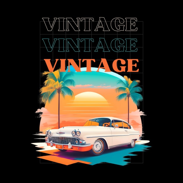 Vintage Car by KreativPix