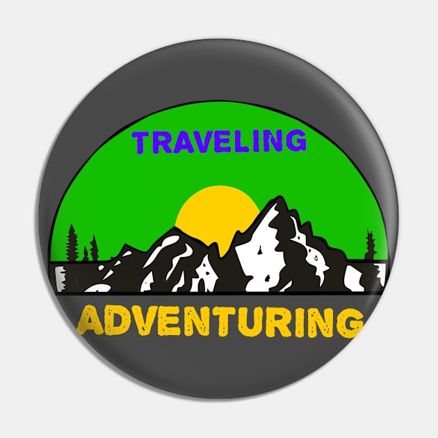 Traveling and Adventuring Pin by AbdoBella