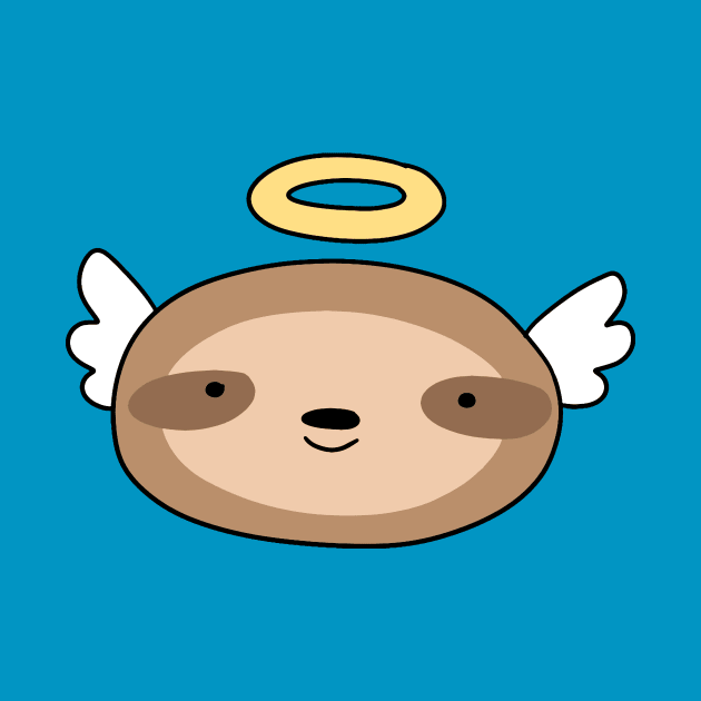 Sloth Angel Face by saradaboru