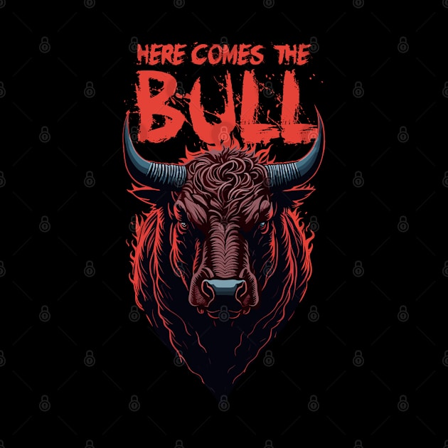 Red Evil Bulls by Canache Shop