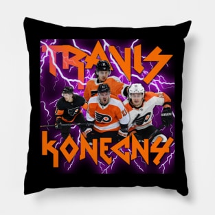 Travis Konecny Heavy Metal Pillow