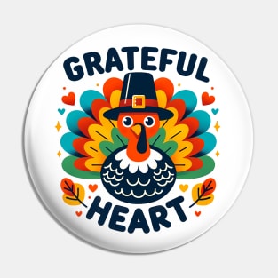 Grateful Heart Pin