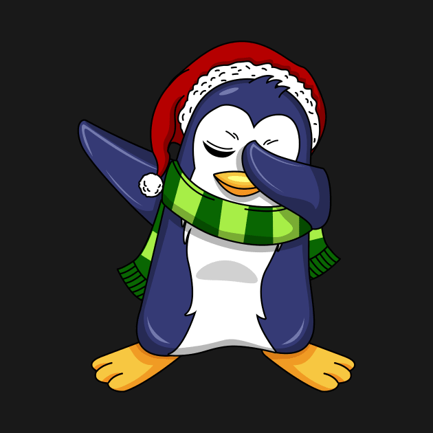 Penguin Dabbing Dab Dance Christmas Gift by Pummli