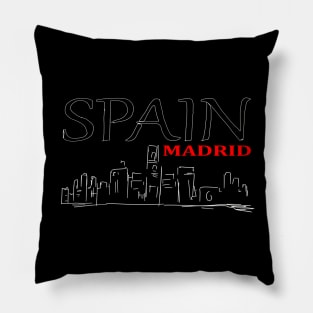 Spain Madrid Pillow
