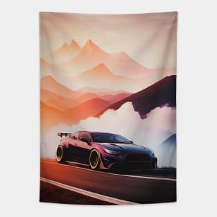 Sunset drive Tapestry