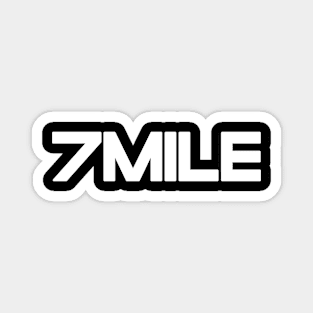 7 Mile Detroit - Detroit State Magnet