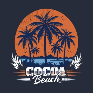 Retro Cocoa Beach Surfing T-Shirt