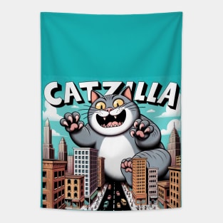 Catzilla Tapestry