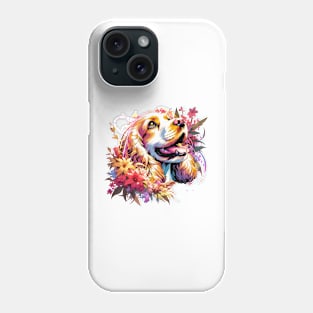 Joyful English Cocker Spaniel Celebrates Mothers Day Phone Case