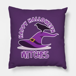 Happy halloween witches Pillow