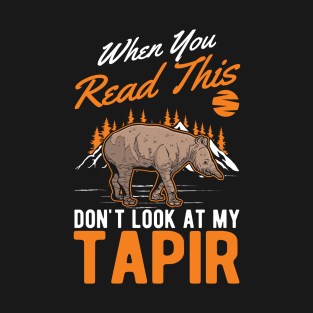 Tapir Western Tapirdae T-Shirt