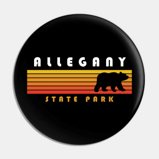 Allegany State Park New York Bear Camping Pin