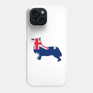 Swedish Vallhund Australia Flag Filled Phone Case