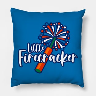 Funny July 4th Little Firecracker Design - 4th of July Fireworks Pillow