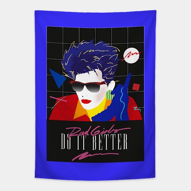 RAD GIRLS DO IT BETTER Tapestry by DISCO DISCO MX