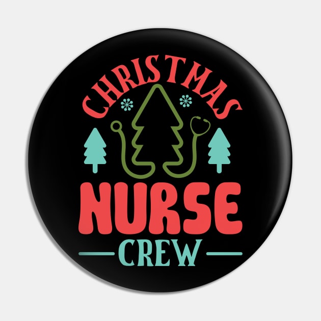 Christmas Nurse Crew Pin by MZeeDesigns