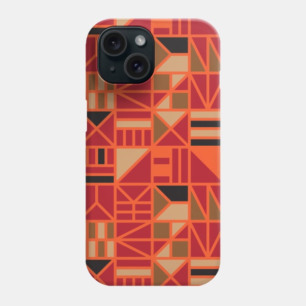 African pattern 3 Phone Case by Krobilad